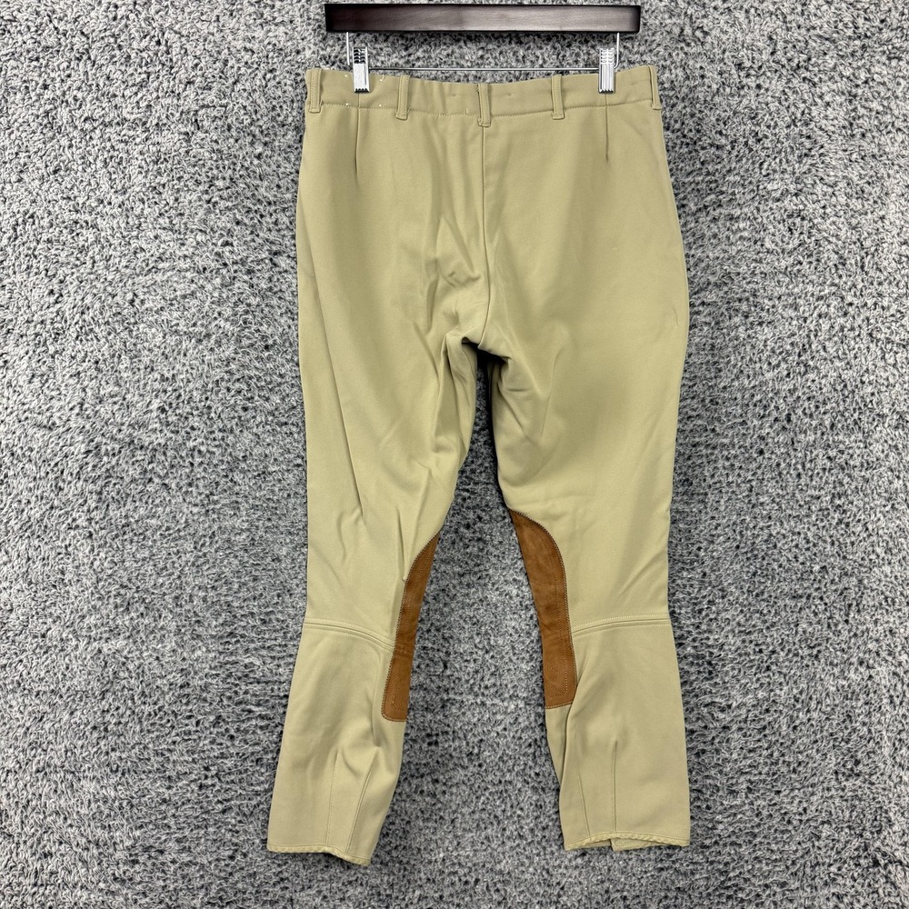 The Tailored Sportsman Breeches Womens 30 Long Beige Supreme Hunter Knee Patch - Picture 2 of 16